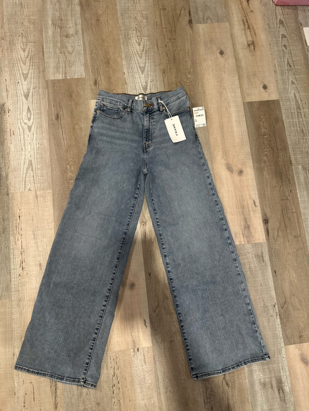 Nordstrom Frame Light Blue Straight-Leg Jeans